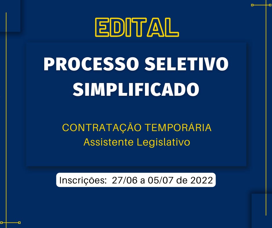 Processo Seletivo 01-2022