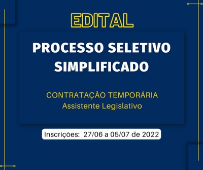 Processo Seletivo 01-2022